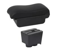 Mittelarmlehnenbox Mit Staufach Für Die Mittelkonsole, Innenausstattung Für VW Für Polo 9N 3 Mk4 2002 2003 2004-2010 Armlehnenzubehör(C2 Black Line)