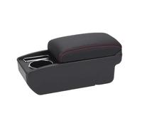 Mittelkonsole Armlehne Box Für Fiat Für CRONOS Armlehne Box Car Spezielle Nachrüstung Erhöhung Des Innenraum Mittelstaufachs Zubehör(C1 Black red NO USB)