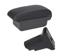 Mittelkonsole Armlehne Box Für Fiat Für CRONOS Armlehnenbox Auto Stauraum Spezielle Erhöhung Innenraumdetails Nachrüstzubehör(B3 Black white 3USB)