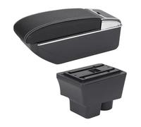 Mittelkonsole Armlehne Für Skoda Für FABIA Für Fabia II 2 2008 2009 2010 2011 2012 2013 2014 Auto Armlehne Box Lagerung Innen Teile Zubehör(D2 Black Line No Usb)