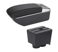 Mittelkonsole Armlehne Für VW Für POLO Mk5 6R Für Vento 2002 2003 2004 2005 2006 2007 2008 2009 Aufbewahrungsbox Autozubehör Armlehne(D2 Black Line No Usb)