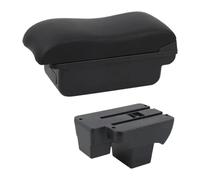 Mittelkonsole Armlehnenabdeckung Für Vw Für Polo 2019 2020 2021 2022 2023 2024 Autoarmlehnenbox Doppelschicht Großer Raum Zentralspeicher USB