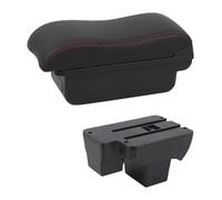 Mittelkonsole Armlehnenabdeckung Für Vw Für Polo 2019 2020 2021 2022 2023 2024 Autoarmlehnenbox Doppelschicht Großer Raum Zentralspeicher USB