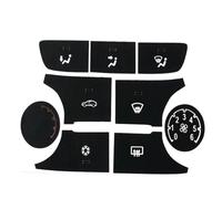Mittelkonsole Dekor Für Opel Für Mokka 2013-2015 Auto Zubehör A/C Control Taste Radio Taste Reparatur Aufkleber Dekorative Aufkleber Trim Cover Decal Trim(Manual AC 9pcs)