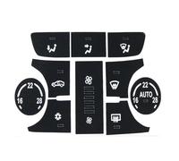 Mittelkonsole Dekor Für Opel Für Mokka 2013-2015 Auto Zubehör A/C Control Taste Radio Taste Reparatur Aufkleber Dekorative Aufkleber Trim Cover Decal Trim(Automatic AC 10pcs)