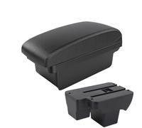 Mittelkonsole Für VW Für Polo 2020 2021 2022 2023 2024 Armlehnenbox Autoarmlehne Spezielle Nachrüst-Aufbewahrungsbox Nachrüstteile Autozubehör Armlehnenbox(A2 Black line NO USB)