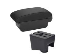 Mittelkonsole Für VW Für Polo Mk5 6R Für Vento 2012-2018 Armlehne Auto Armlehne Box Innenteile Aufbewahrungsbox Autozubehör USB Armlehnenbox(C2 Black line NO USB)