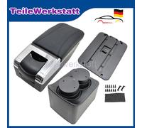 Mittelkonsole Leder Schwarz Für VW Polo 9A 9N 02-09 Passform Armlehne