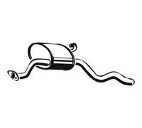 Mittelschalldämpfer ASMET 07.058