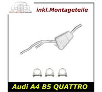 Mittelschalldämpfer Audi A4 + Avant B5 2.4 2.6 2.8 2.5 TDI QUATTRO Mitteltopf