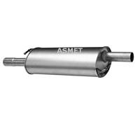 Mittelschalldämpfer Auspuff für VW Multivan T5 7H 7E 1.9 Asmet 03-09