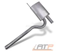 MITTELSCHALLDÄMPFER AUSPUFF SCHALLDÄMPFER FÜR AUDI A4 8D B5 1.8 BJ 94-01