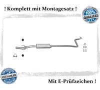 Mittelschalldämpfer für Toyota Yaris 1.0 48/50KW Auspuff Mitteltopf Montagesatz