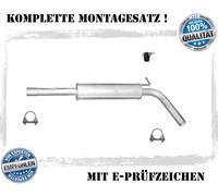 Mittelschalldämpfer Skoda Fabia II 1.6 77KW Auspuff Mitteltopf Montagesatz
