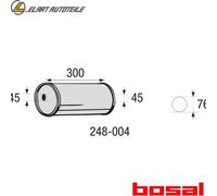MITTELSCHALLDÄMPFER UNIVERSAL 248-004