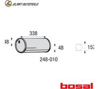 MITTELSCHALLDÄMPFER UNIVERSAL 248-010