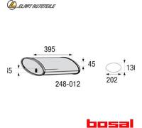 MITTELSCHALLDÄMPFER UNIVERSAL 248-012