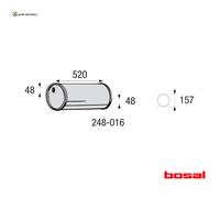 MITTELSCHALLDÄMPFER UNIVERSAL 248-016