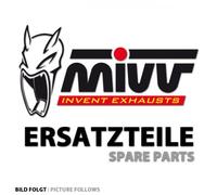 MIVV db-Killer für X-Cone / Oval Maße: Dämpfer Ø 55mm / Ausgang 25mm / L: 140 mm