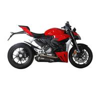 MIVV Delta Race Auspuffsystem mit EG-BE Carbon, Schwarz, Edelstahl