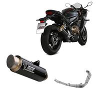 MIVV Kompletter Auspuff Gp-Pro Carbon kompatibel mit Honda Cbr 650 R 2019 2020