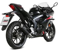 MIVV Kompletter Auspuff GP-PRO Edelstahl schwarz kompatibel mit Suzuki gsx-r 125 2017 2018 2019 2020