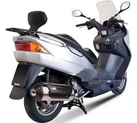 MIVV Kompletter Auspuff Urban Edelstahl Endschalldämpfer Auspuffanlage passend für Suzuki Burgman 150 2002 2003 2004 2005 2006