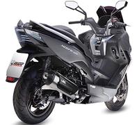 MIVV Kompletter Auspuff Urban Edelstahl kompatibel mit Kymco Xciting 400 2013 2014 2015 2016