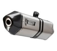 MIVV Speed Edge Auspuff silber B.026.LRX für BMW R 1200 R/RS Endschalldämpfer silber Edelstahl