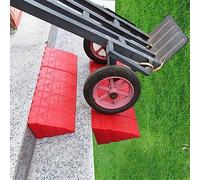 MKYOKO Bordsteinrampe, TüRschwellenrampe, Auto Rampe, Treppenrampe, 12×12×20cm, for TüRen, Einfahrten, Gehwege, Auto, Roller, Fahrrad (Size : 12x14x20cm/4.7 * 5.5 * 7.8in)