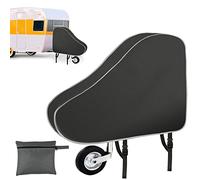 Mlife Deichselhaube , Universal Oxford Material Deichselabdeckung für Anhänger Wohnwagen, mit Doppel-Klickverschluss ,Wohnwagen zubehör für Antischlingerkupplung Kastenschloss