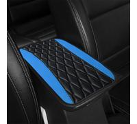 MLLAS Auto Armlehnen Auflage für BMW 4er Coupe F32 G22 Gran Coupe F36 G26, Auto Mittelkonsole Armlehne Pad, Leather Car Armrest Box Schutz Pad Zubehör,B Blue