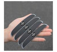 MNBHJGR 4 Stück Auto Türschutz, für Opel Astra Crossland X Grandland X 2017 2018-2023 2024 Türkantenschoner Stoßschutz Kantenschutz Kratzer, Autotür Schutz,A Black