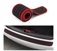 MNBHJGR Auto Stoßstangenschutz Folie für VW Touran 2006 2007 2008 2009 2010 2011-2015, Kofferraums Schwellerkante Selbstklebender, Anti-Scratch Ladekantenschutz Folie,B Red