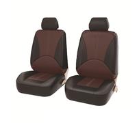MNBHJGR Autositzbezüge Set für Audi Q4 e-tron SUV 2021 2022 2023 2024, Sitzbezüge Auto Vordersitze 2 Stück, Autozubehör Innenraum Deko,E Brown
