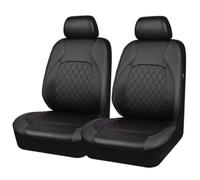 MNBHJGR Autositzbezüge Set für VW T Cross 2019-2024, Sitzbezüge Auto Vordersitze 2 Stück, Autozubehör Innenraum Deko,A Black
