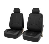 MNBHJGR Autositzbezüge Set für VW T Cross 2019-2024, Sitzbezüge Auto Vordersitze 2 Stück, Autozubehör Innenraum Deko,C Black
