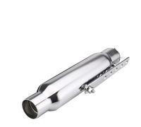 MNEVZX Motorrad-Endrohre Motorrad Auspuff Schalldämpfer Retro Vintage Klassische Galvanik Für Cafe Racer Bobber Chopper(Type A)