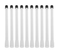 Mobestech 10 Stück Ventilverlängerung für Reifen, doppelte Ventilverlängerung zum Aufpumpen von Lkw-Reifen, Geländefahrzeugen und Fahrrädern, Kunststoffrohr, langlebig und kompatibel