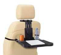 Mobiclinic®, Auto Tisch, Multifunktional, Tisch zum Essen und Arbeiten, Klappbar und Verstellbar, 2 Getränkehalter, 360º-Haken für Handy, Staycar, Tablet-Steckplatz, rutschfest