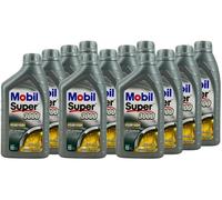 Mobil Super 3000 X1 5W-40 : 12 x 1 Liter