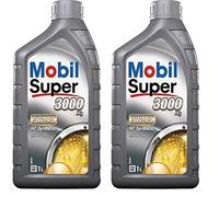 Mobil Super 3000 X1 5W-40, 1L (Packung mit 2)