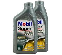 Mobil Super 3000 X1 5W-40 : 2 x 1 Liter