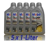 Mobil Super 3000 X1 5W-40 5x1 Liter Motoröl Opel, RN 710 / RN700