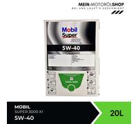 Mobil Super 3000 X1 5W-40 : 20 Liter BAG-IN BOX