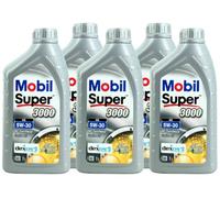Mobil Super 3000 XE 5W-30 : 5 x 1 Liter