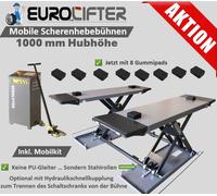 Mobile Kurzhub Scheren Hebebühne 1m in 230 V EASY-LIFT M 2800 Steinbock