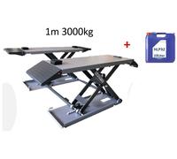 Mobile Kurzhub Scheren Hebebühne in 1.0m bis 1,20m Hubhöhe 3500kg Stahlrollen