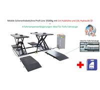 Mobile Scherenhebebühne Kurzhub Bühne Hebebühne 3,5t Hubhöhe 1,08m- 1,28m 400V