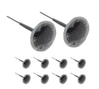 MOBUTOFU 10 Stück Pilzförmige Reifenreparaturnägel aus Gummi Selbstschneidende Schraubenstopfen für Auto und Traktorreifen Kaltvulkanisierte Pannenhilfe für Sichere Notfallreparatur